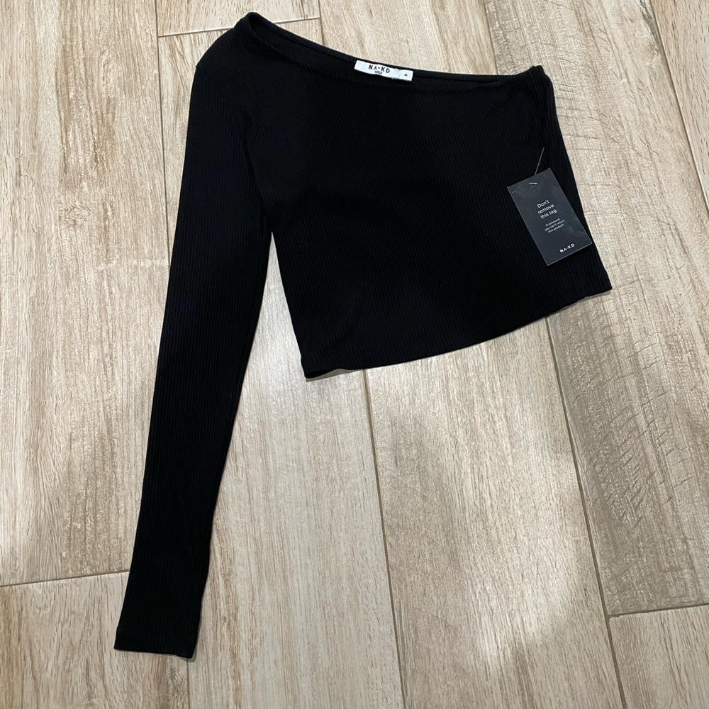 NA-KD one shoulder top